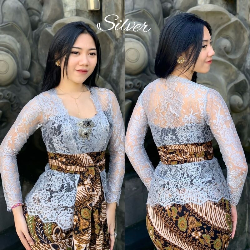 kebaya jadi metalik ORI (hanya kebaya)