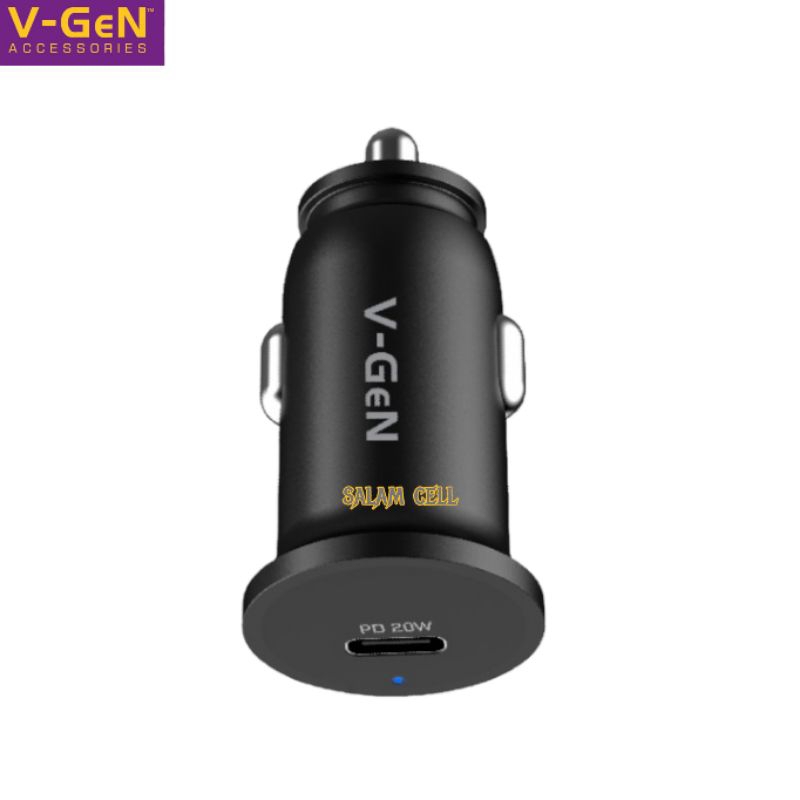 Charger Mobil V-Gen VCC1-05Fast Car ChargerPD20WLED Indicator  Original