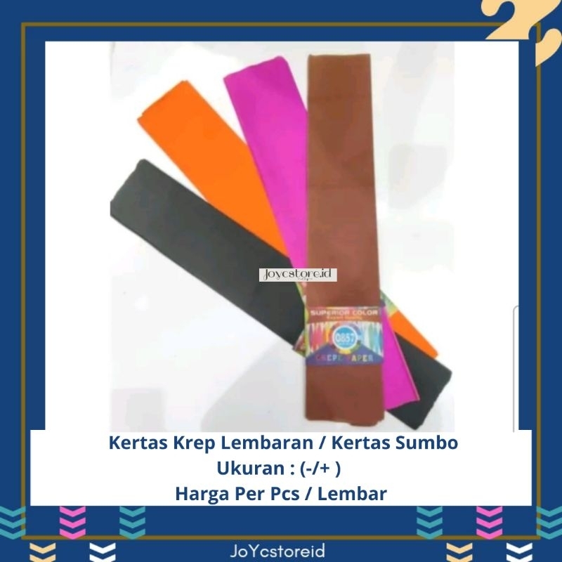 

Kertas Krep Merah Putih | Kertas Krep Lembaran Warna | Kertas Dekorasi | Krep Potongan | Kertas Warna | Kertas Sumbo | Dekorasi Agustusan | Bendera Merah Putih | Ornamen 17 Agustusan | Hiasan Dinding | Dirgahayu RI