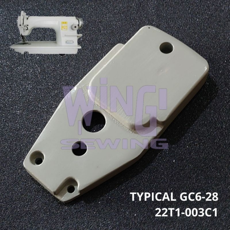 No 22T1003C1 TYPICAL GC6-28 Tutup Muka Face Plate Mesin Jahit Industri