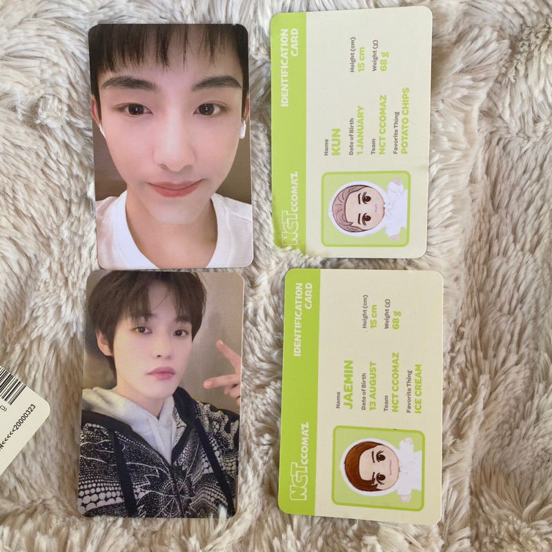 pc photocard tc trading card ccomaz red ver selca concept id jaemin winwin kun chenle renjun nct