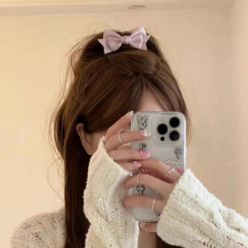 PREMIUM CLASSIC SATIN BOWKNOT HAIRPIN SWEET GIRL BANGS CLIP GIRLY FAIRY HAIR ACCESSORIES AKSESORIS RAMBUT PITA PANJANG KLASIK KPOP KOREA KOREAN HIGH QUALITY JENNIE BLACKPINK STYLE AKSESORIS RAMBUT PITA RIBBON BOW KNOT ANAK GIRL JEPIT JEPITAN