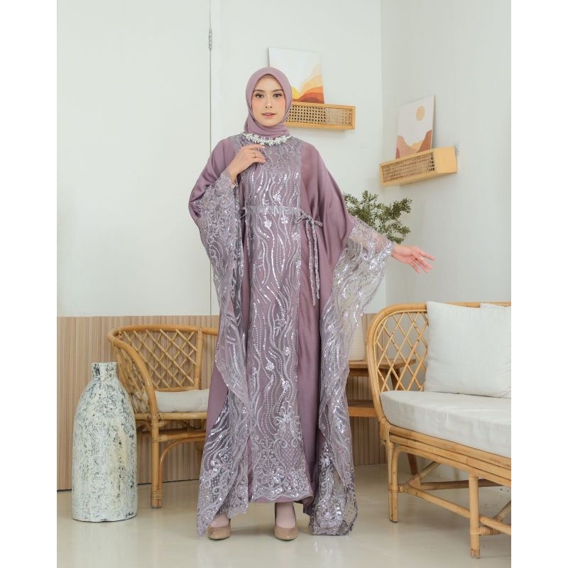 Gamis Kaftan Payet Original Butik