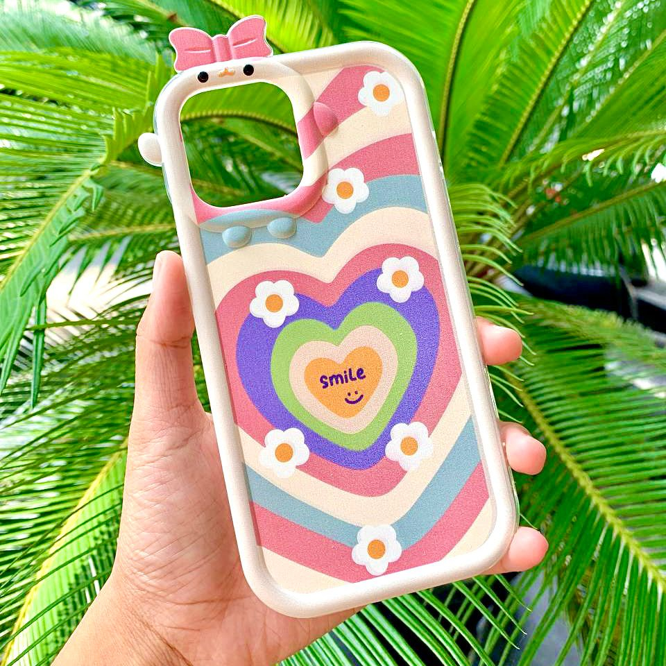 Love Smile case vivo s1 iqoo neo t1 y75 y55 v23e v25 v25e 4g 5g y02 y15s y16 y17 y19 y20 y21s y21 2021 y35 y22 2022 y50 y51 y91 y91c y01 y12 y15 y30 y92 y95 y20i y12s