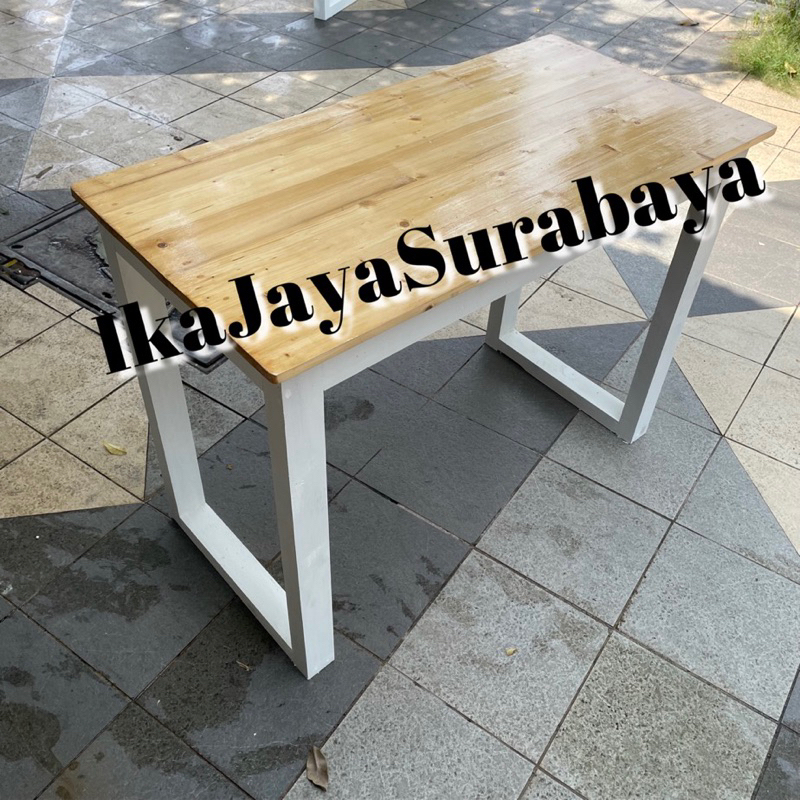 Meja kayu jati belanda 100x50 | Meja Dapur | Meja Galon | Meja Jati Belanda | Meja Jualan | Meja Kay