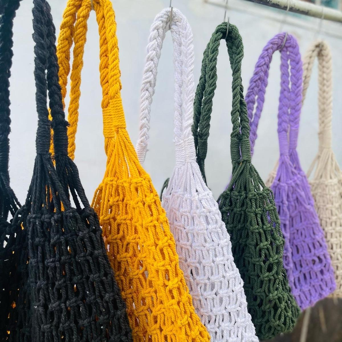 (READY STOK) Macrame bag/ Tas belanja/ tas kuliah/ tas sekolah