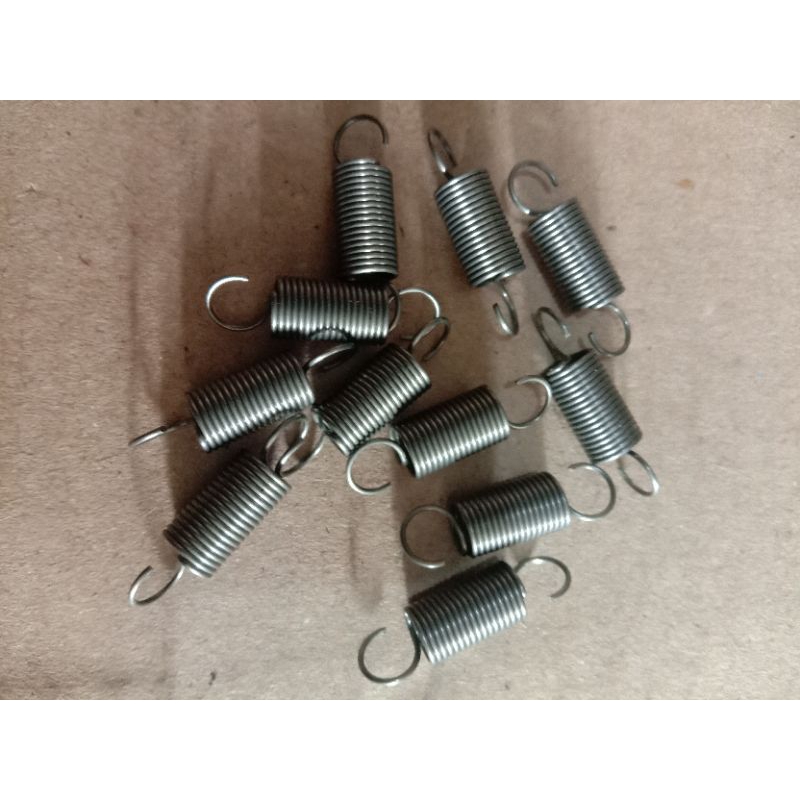 Per spring tarik 1mm stainless panjang 2,5 cm ( 10pcs)