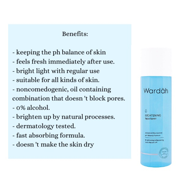 Wardah Lightening Face Toner 125ml