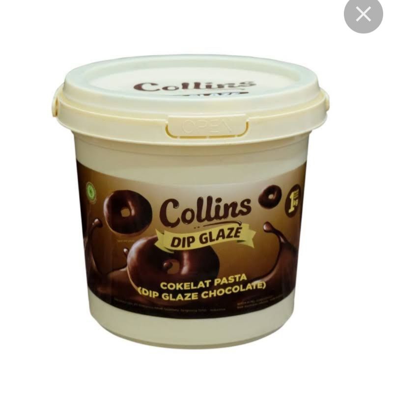 

Collins Dip Glaze Dark Coklat 1kg