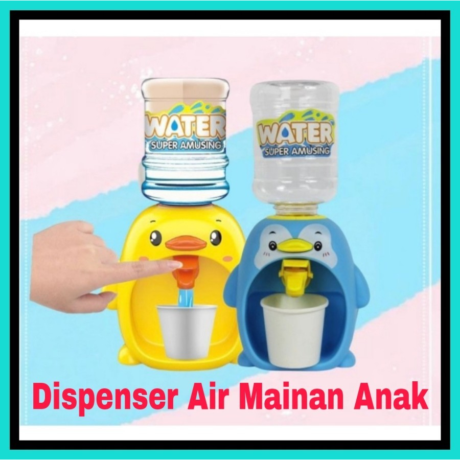 MH - Dispenser Mini Galon Portable Karakter Dispenser Air Minum Mainan Anak