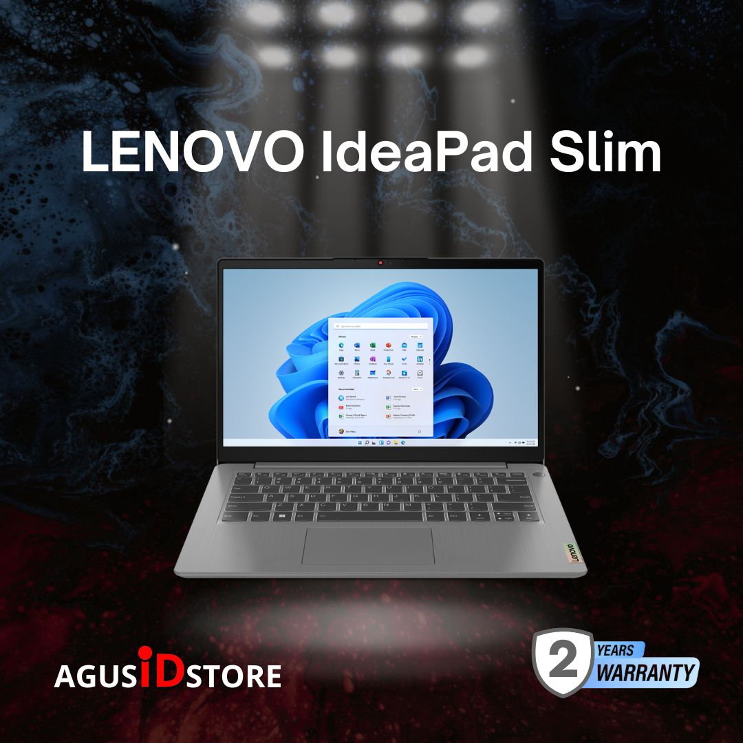 LAPTOP MURAH LENOVO IDEAPAD SLIM 3 3i CELERON PENTIUM AMD ATHLON BNIB