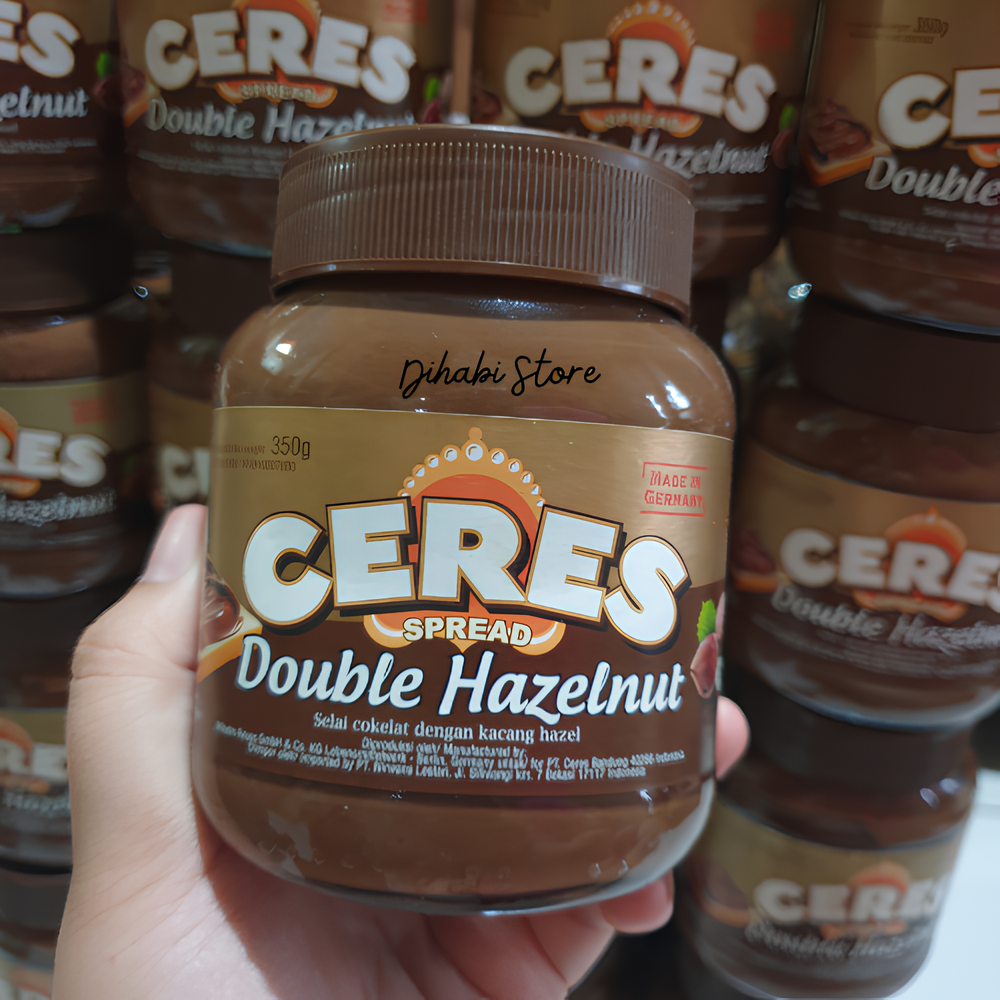 

Ceres Spread Hazelnut Spread 350 Gram Selai Double Hazelnut / Milk Hazelnut