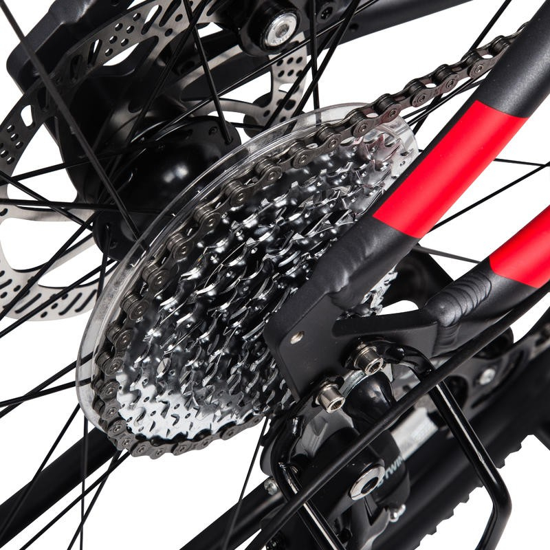 BTWIN Riverside 500 Sepeda Hybrid Dewasa Dengan Reflektor