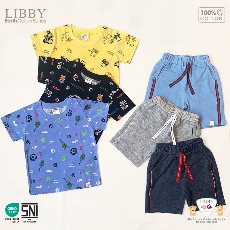 LIBBY Kai Shirt Pendek isi 1 pc