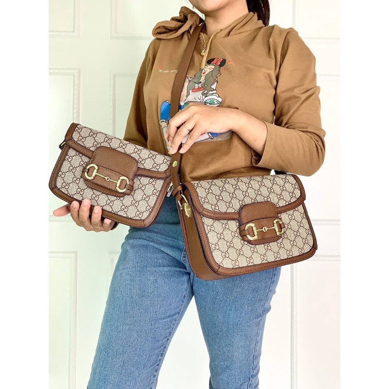 TAS SELEMPANG WANITA GC027 HORSEBIT SLING BAG PREMIUM IMPORT