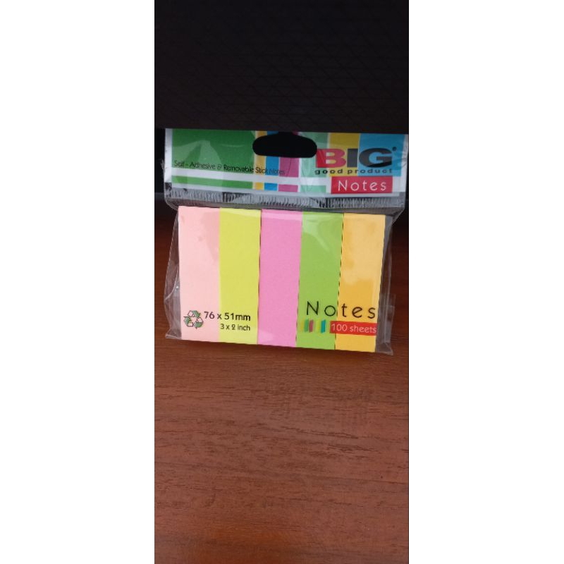 

Stick Note 5 warna ukuran 76x51mm