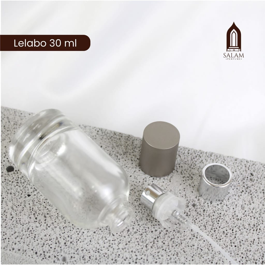 Botol Parfum Kosong Botol Lelabo 30ML Botol Parfum WARNA TUTUP ABU