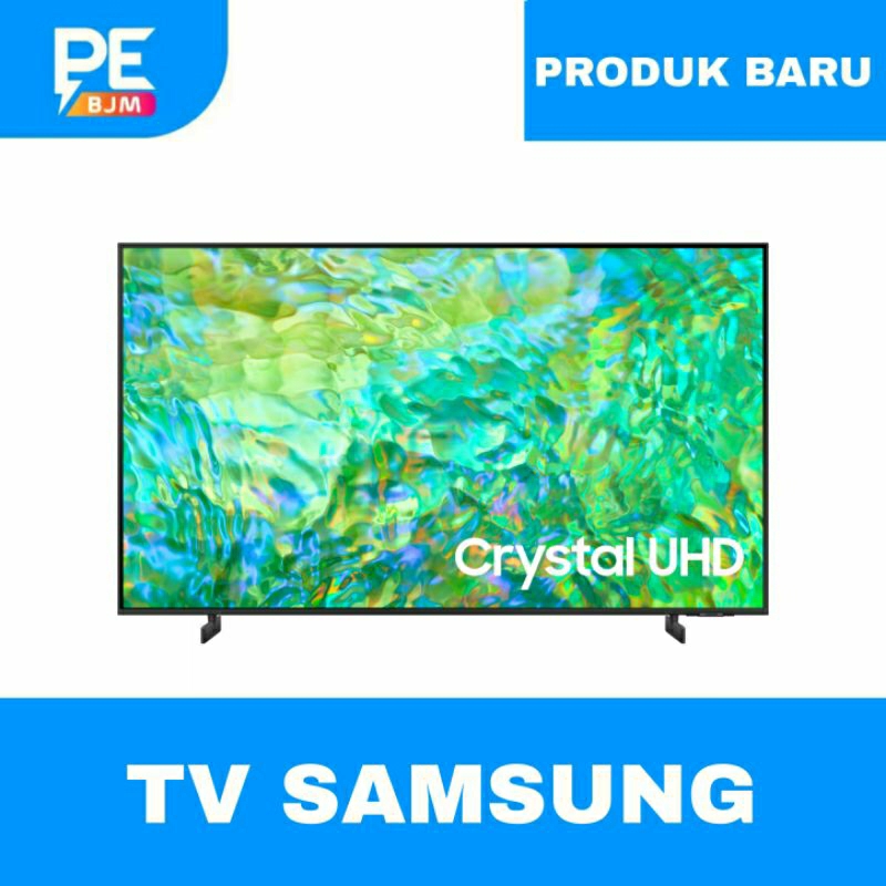 TV LED SAMSUNG 43 INCH CRYSTAL UHD 4K UA-43CU8000 GARANSI RESMI KIRIM INVOICE