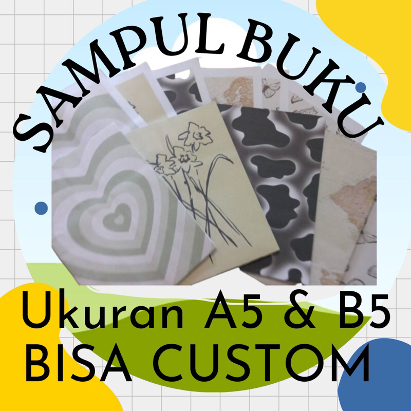 

Sampul Buku Aesthetic Kertas Glossy