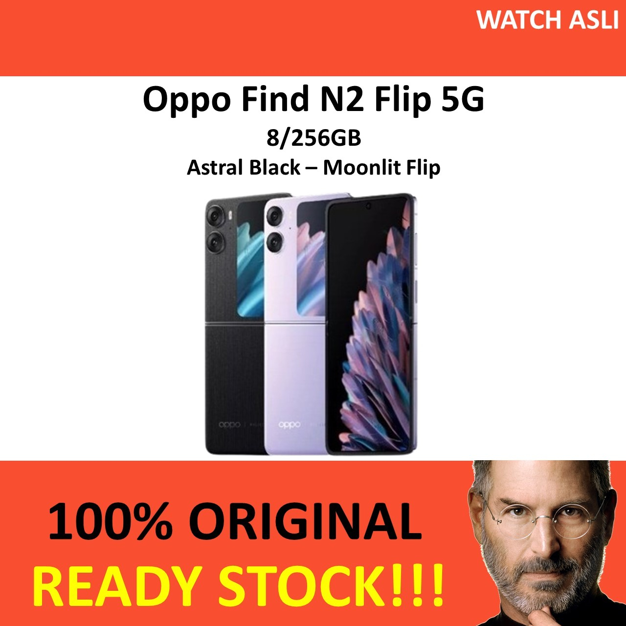 Oppo Find N2 Flip 5G 8/256 GB RAM 8GB 256GB Garansi Resmi Indonesia