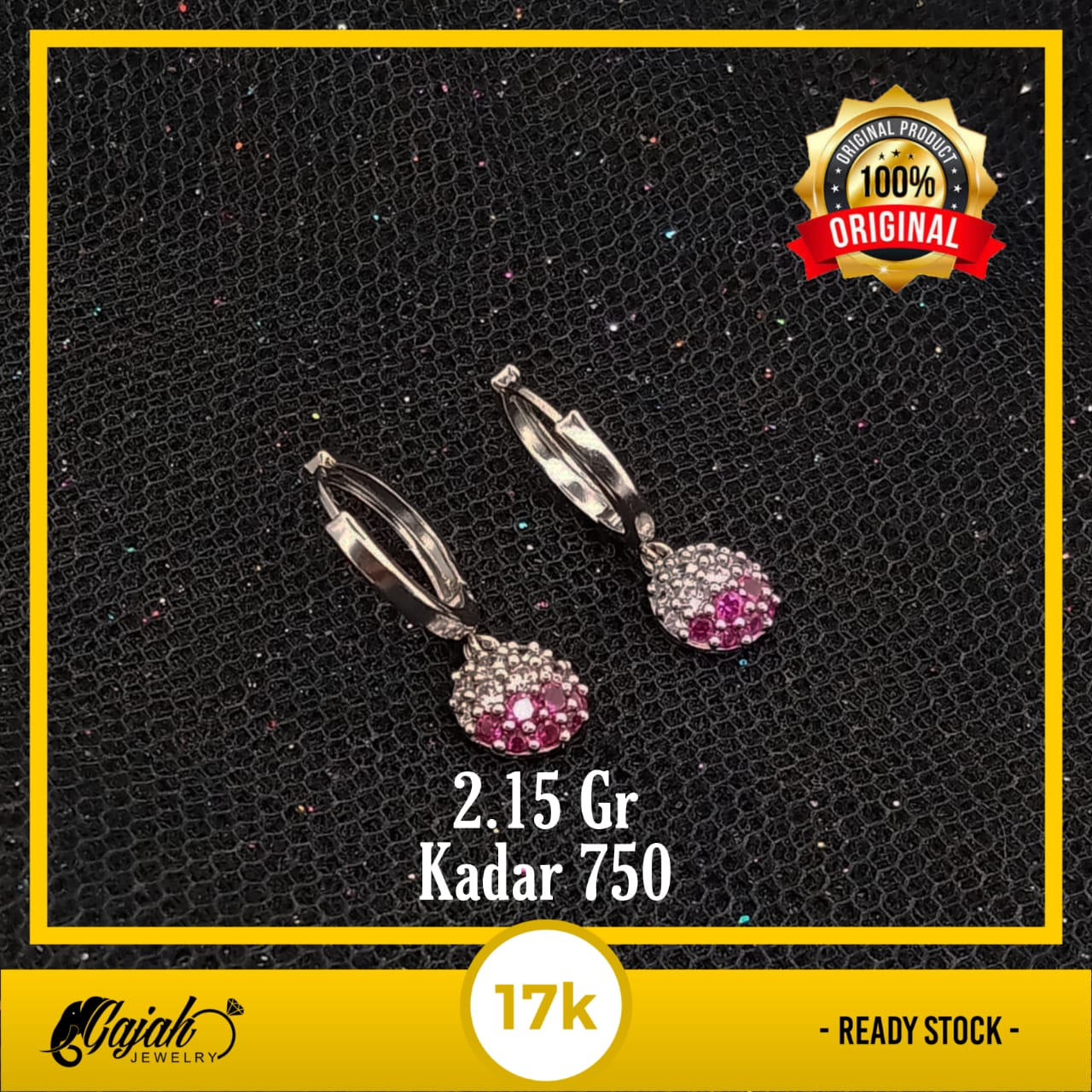 Anting Emas 17K - 2.15 Gr Kadar 750 - 5059