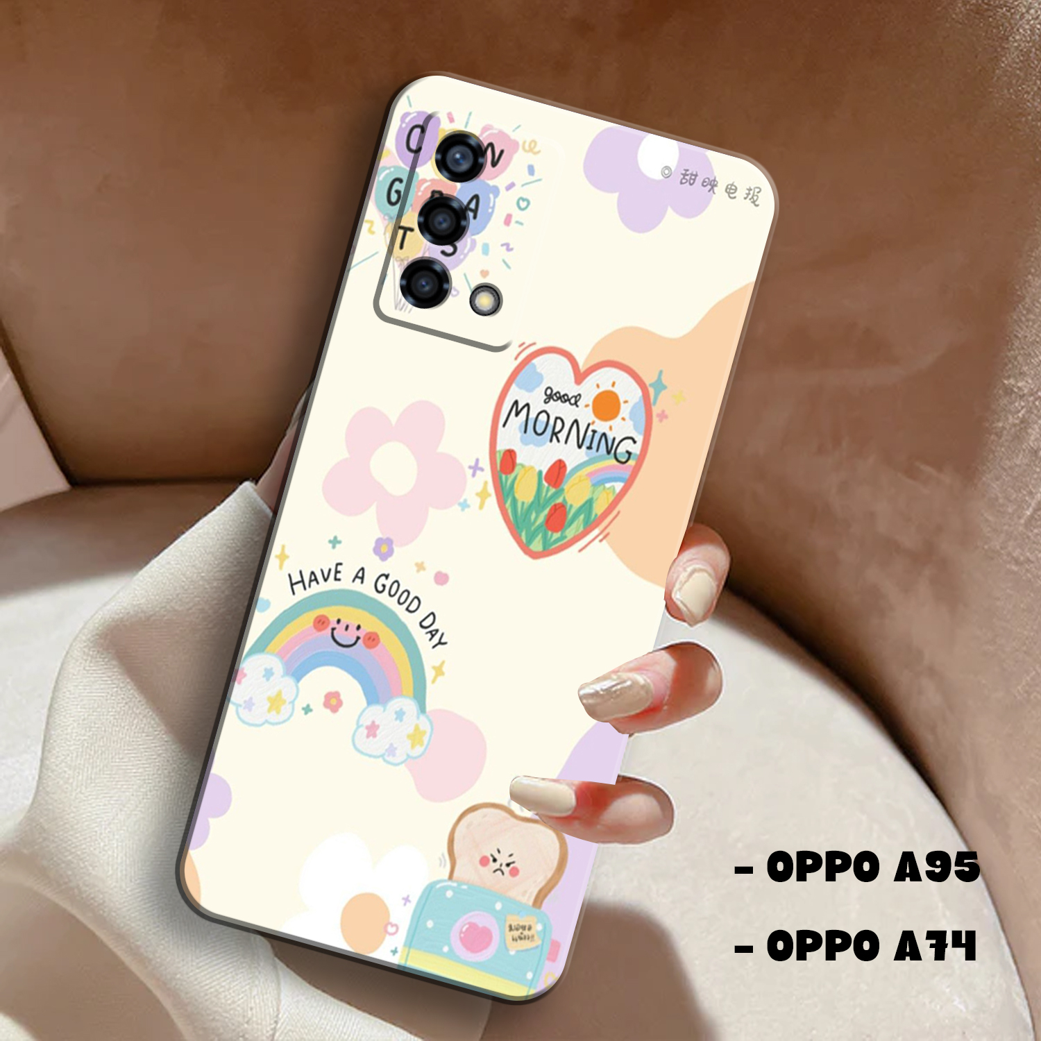 Case Hp Oppo A95 - A74 - Casing Hp Oppo A95 - A74 - Elzora.id - Fashion Case abstrak - Case Cewek - 