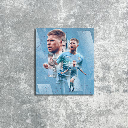 Poster Man City Kevin De Bruyne