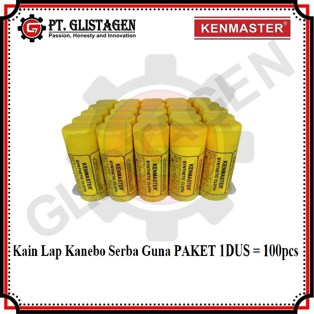 KENMASTER Kain Lap Kanebo Chamois Jumbo PAKET ( 1DUS=100pcs ) ORIGINAL