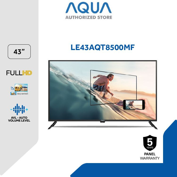 AQUA JAPAN DIGITAL LED TV 43AQT8500 43 Inch Full HD USB HDMI Miracast