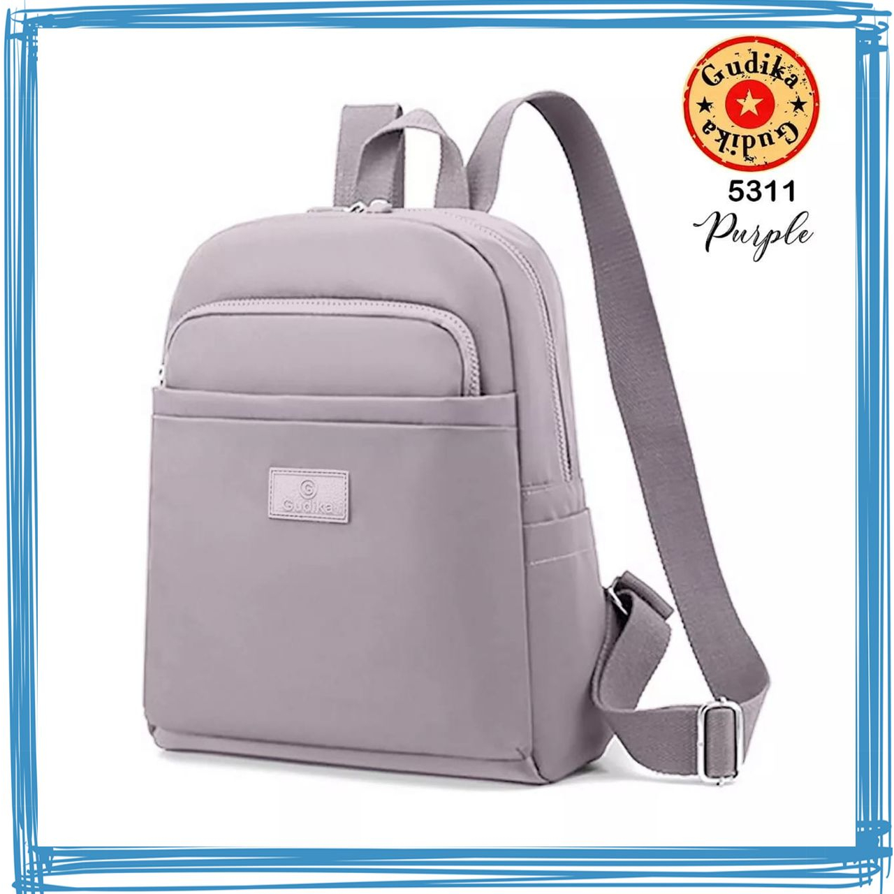 GUDIKA Inara 5311 Tas Ransel Wanita Backpack Wanita Remaja Tas Anti Air Termurah Original Import Korea