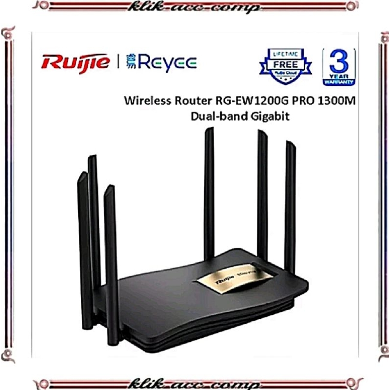 Ruijie Reyee RG-EW 1200G pro 1300m duel band gigabite wirelees Router