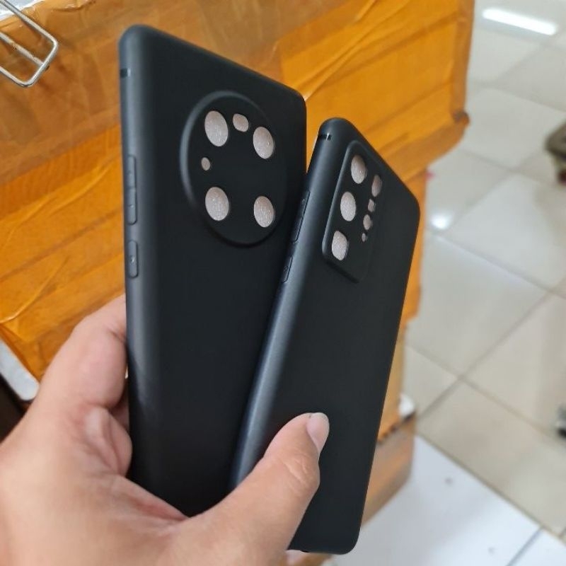 HUAWEI MATE 40 PRO Case softcase silikon full black karet hitam casing protect camera cover pelindung kamera