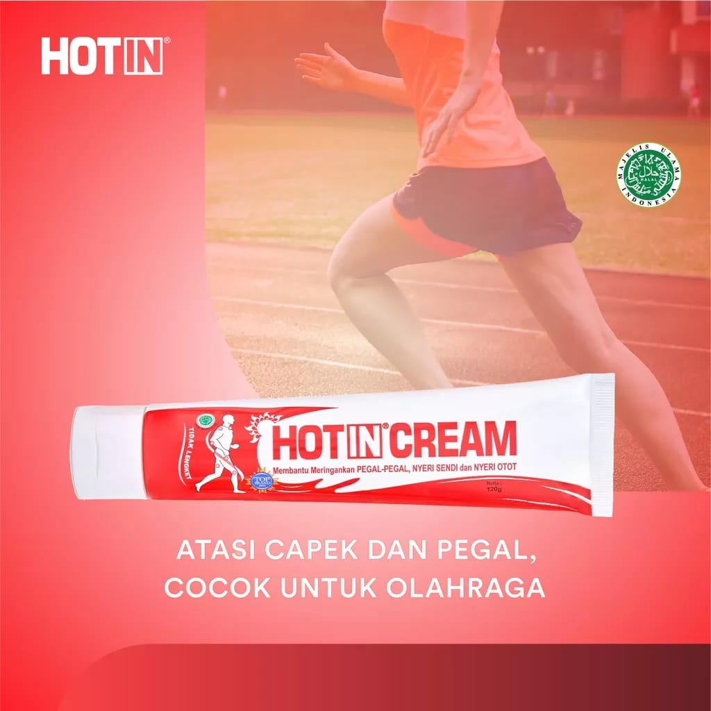 ARJUNA HOTIN Cream Tube 120gram / Hot In Cream Tube / Hotin Cream Strong 120gram