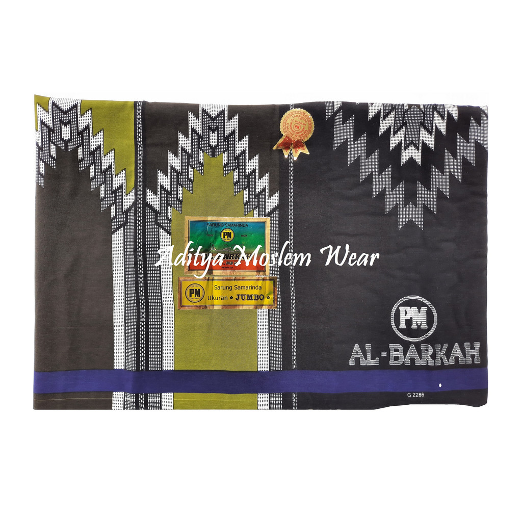 SARUNG SAMARINDA AL-BARKAH SARUNG DEWASA PM PULAU MAS UKURAN JUMBO BAHAN JATUH BSY LICIN