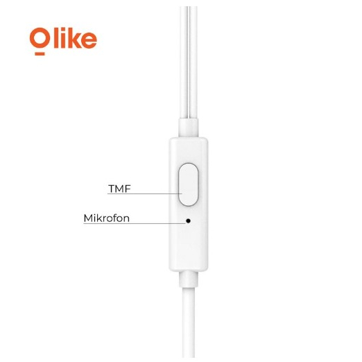 Olike OH W3 E-G1 OASE Wired Earphone Headset Handsfree Cable length 125CM With Microphone For Samsun