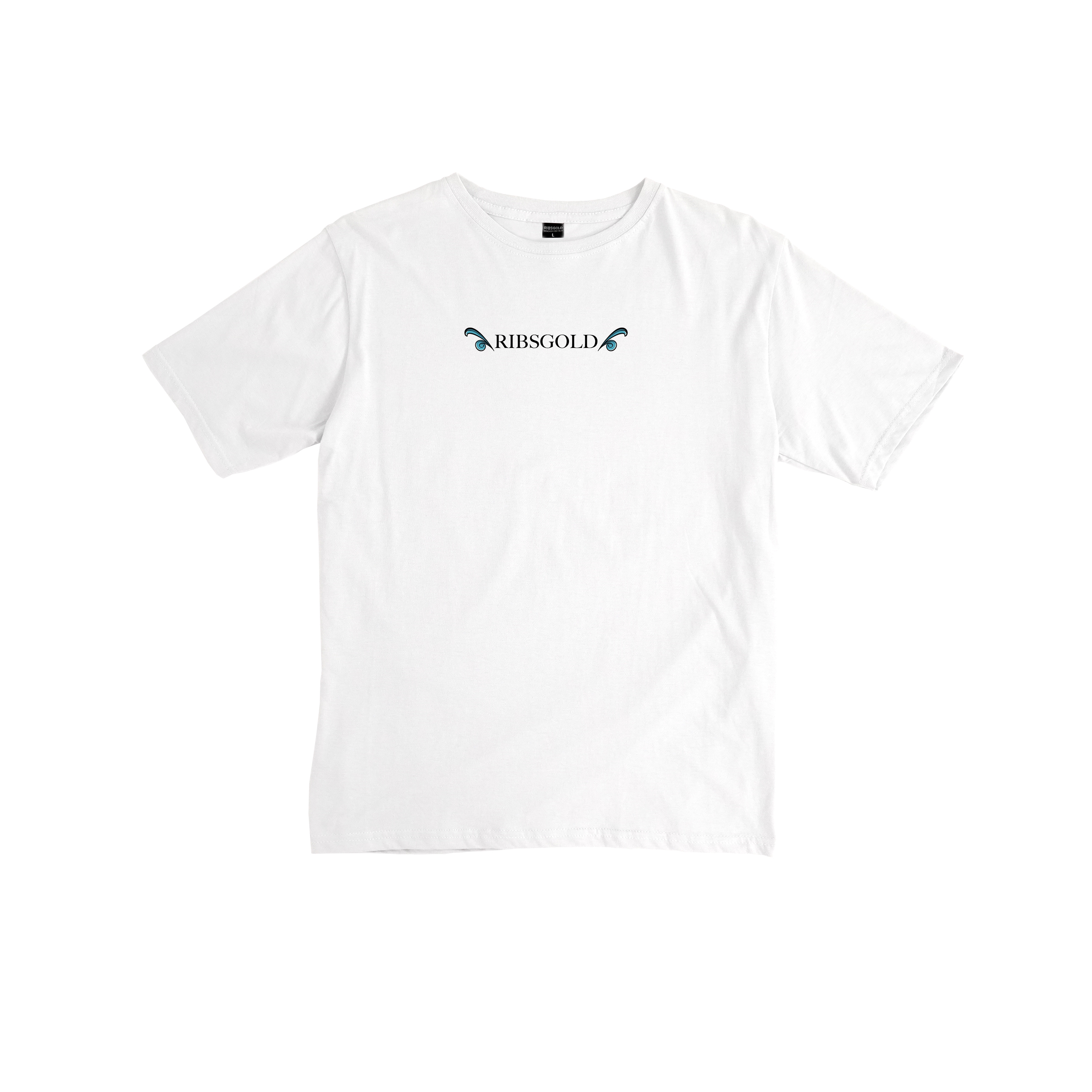 Ribsgold T Shirt Magic Butterfly Kaos Tshirt T-shirt Distro Lengan Pendek Katun Putih