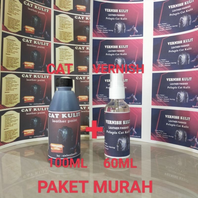 paket murah cat kulit +pernish kulit asli