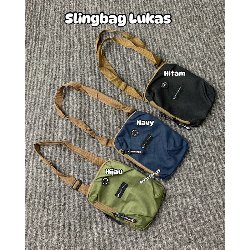 Tas Selempang Pria Wanita Buffback Lukas Mini Slingbag