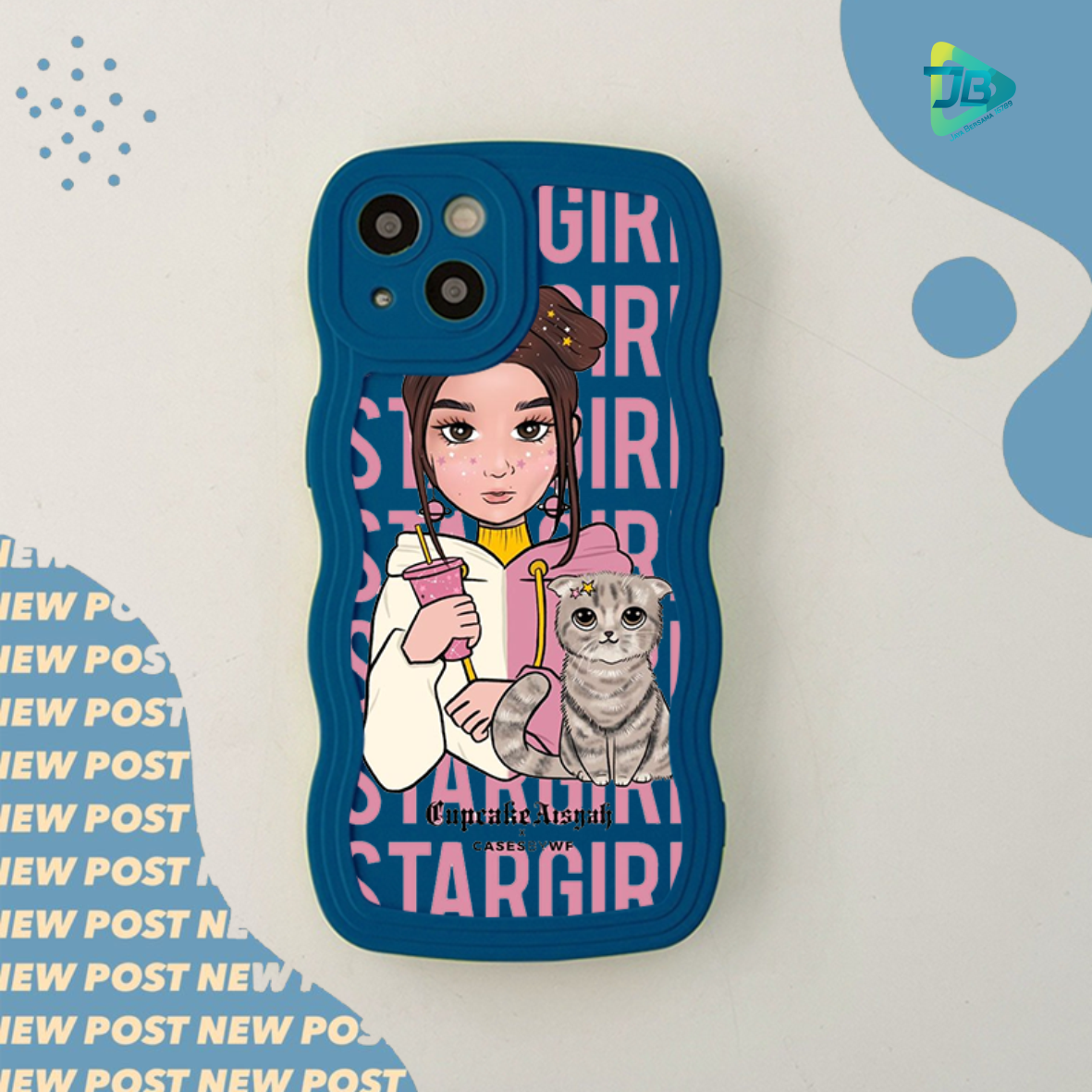 CUSTOM SOFTCASE SILIKON GELOMBANG WAVY CUSTOM STARGIRL INFINIX SMART 5 6 6 PLUS HOT 9 10 11 12 PLAY 12 12I 20 20I 20S NOTE 12 G96  JB8856