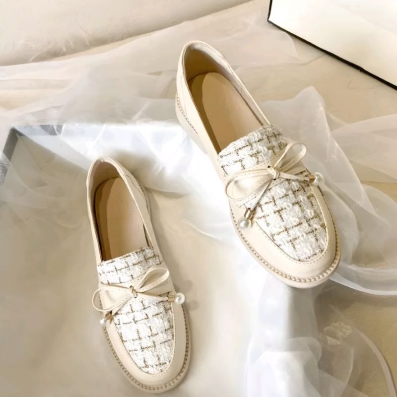 SEPATU WANITA LOAFERS '' OOTD '' DOCMART STYLE KOREA PREMIUM 032