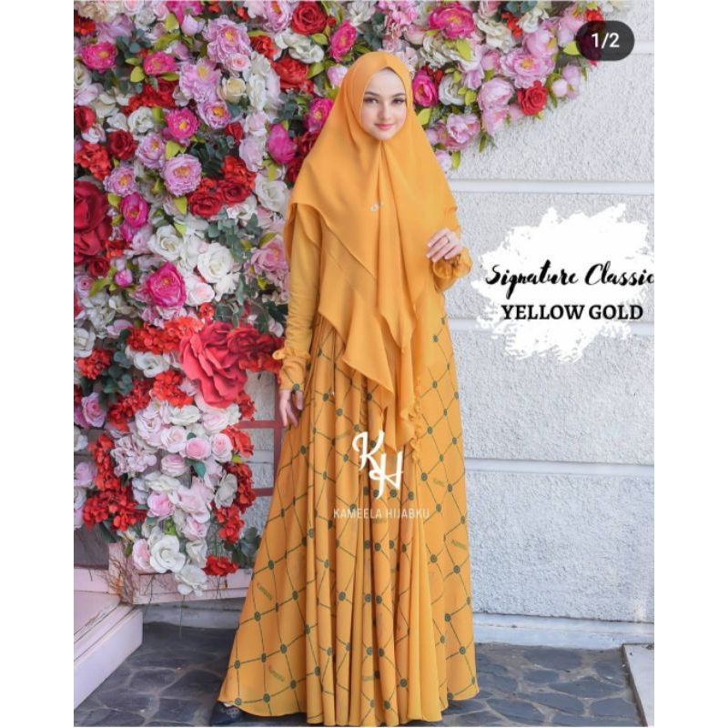 SIGNATURE CLASSIC MUSTARD | PRELOVED KAMEELA HIJABKU