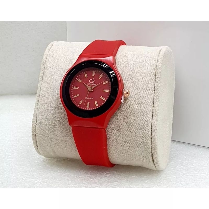 JAM TANGAN WANITA PASHION TALI RUBBER HARGA TERMURAH