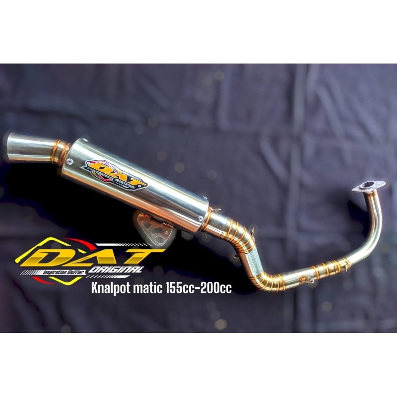 knalpot matik vario beat mio 155cc-200cc original DAT