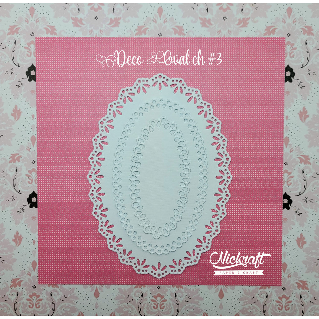 

DECO OVAL CH #3 - Bahan Scrapbook Label Jurnal Journal Bujo