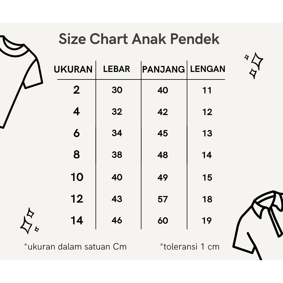 Kaos anak 17 Agustus Kemerdekaan Indonesia