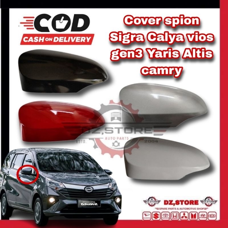 1 Cover Spion Calya Sigra Yaris Altis Vios Gen 3 Limo Camry  G 2016 2017 2018 2019 2020 2021 2022