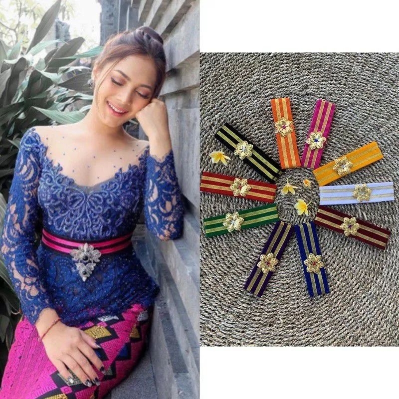 Ikat Pinggang Wanita Free Bross OBI BLUDRU BALI//Obi Kebaya Bali