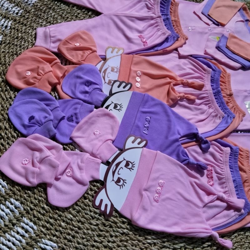 ISI 27  PCS Paket Hemat Baju Bayi Baru Lahir Paket Perlengkapan Baby Newborn Perempuan