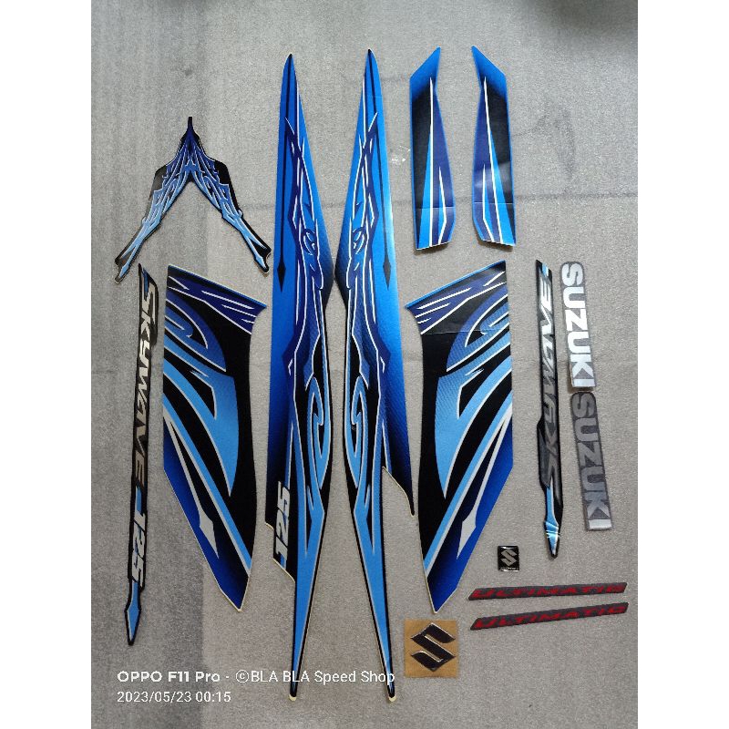 Striping suzuki skywave 125 asli ori original SGP.