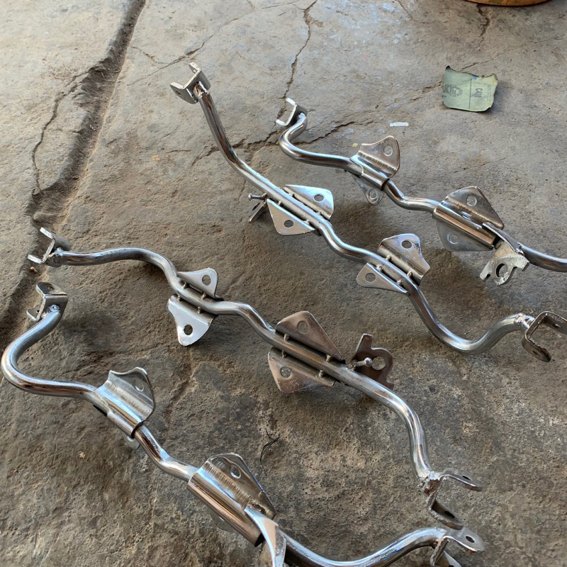 Postep Step Besi Crom Set Karet Postep Ducati PNP fizR FIZ R